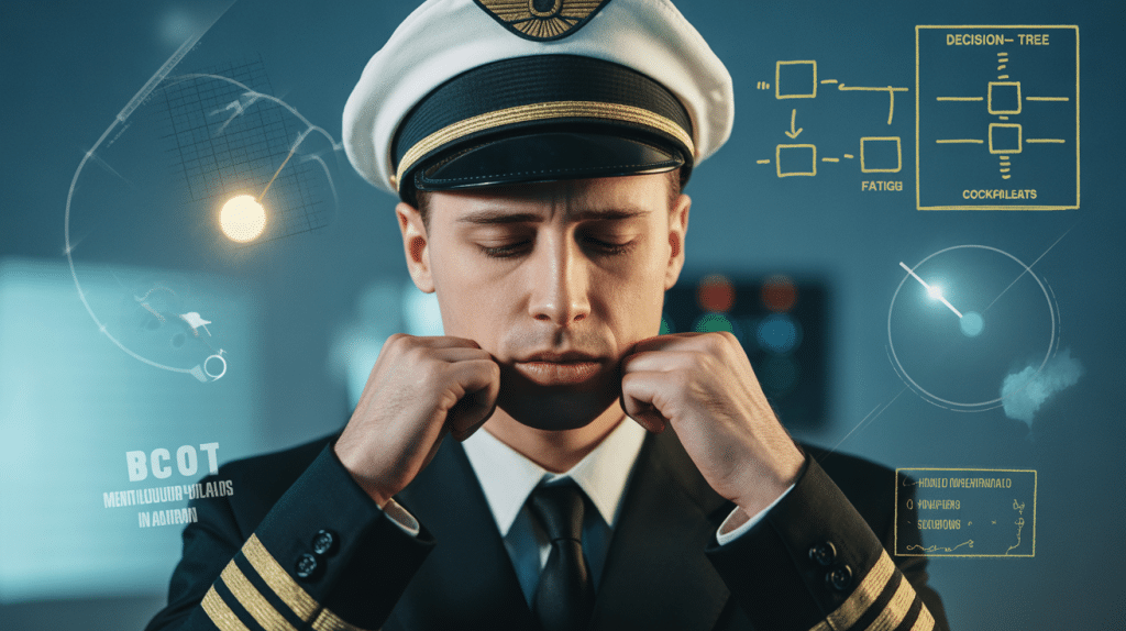 Pilot mental workload and human factor elements visualized
