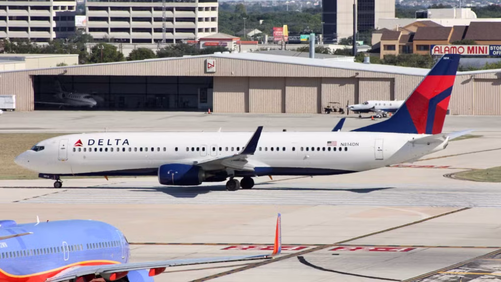 A Delta Air Lines Boeing 737-900ER was grounded after an engine failed during takeoff from Minneapolis–St. Paul Airport. No injuries reported.