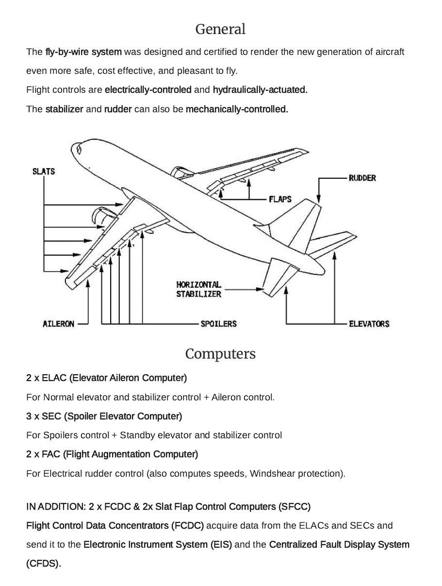 Flight Controls General