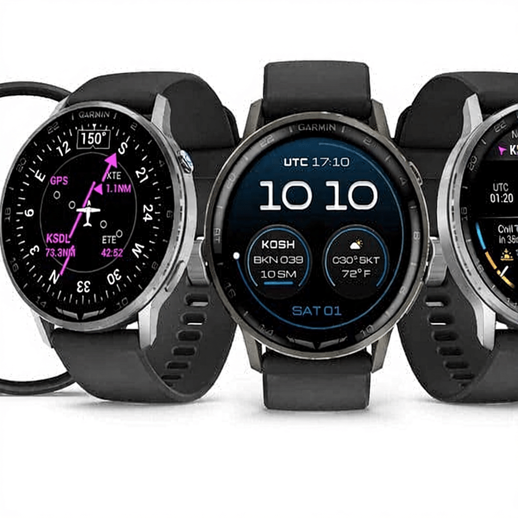 Garmin D2 Air X15 & D2 Mach 2 Aviator Smartwatches