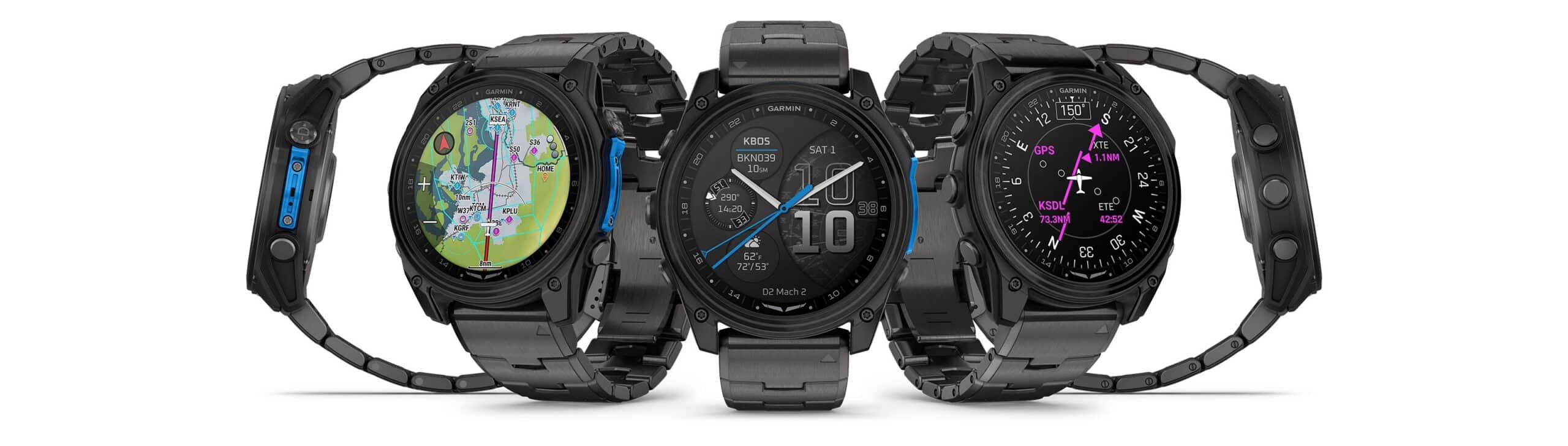 Garmin Launches D2 Air X15 and D2 Mach 2 Aviator Smartwatches